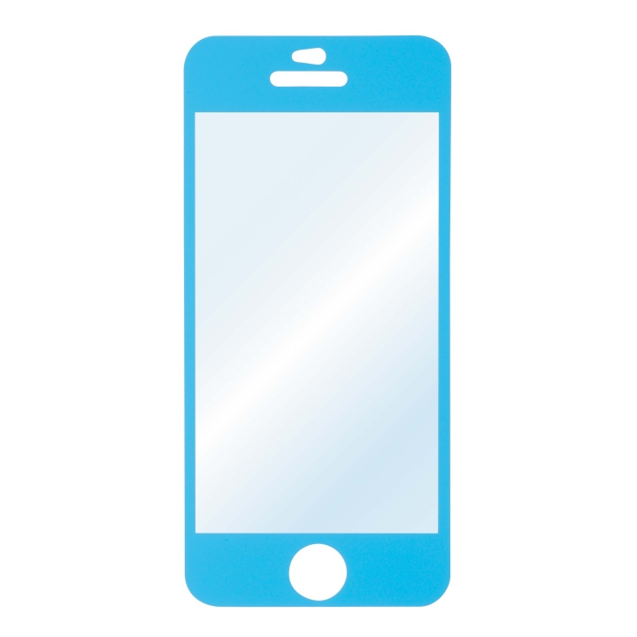 Hama Skärmskydd iPhone5/S/C BLÅ 1-pack i gruppen SMARTPHONES & TABLETS / Mobil Beskyttelse / Apple / iPhone 5/5S/SE hos TP E-commerce Nordic AB (C30907)
