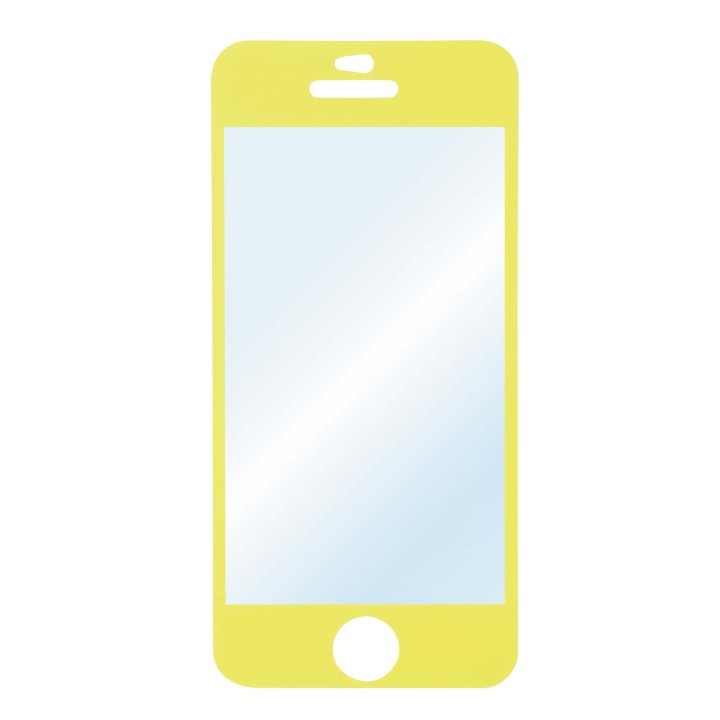 Hama Skärmskydd iPhone5/S/C GUL 1-pack i gruppen SMARTPHONES & TABLETS / Mobil Beskyttelse / Apple / iPhone 5/5S/SE hos TP E-commerce Nordic AB (C30909)