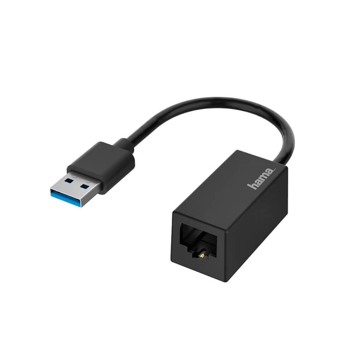 Hama Netværksadapter USB 3.0 USB - LAN/Ethernet 10/100/1000 i gruppen COMPUTERTILBEHØR / Kabler og adaptere / Netværkskabler / Adaptere og samlemuffer hos TP E-commerce Nordic AB (C30962)