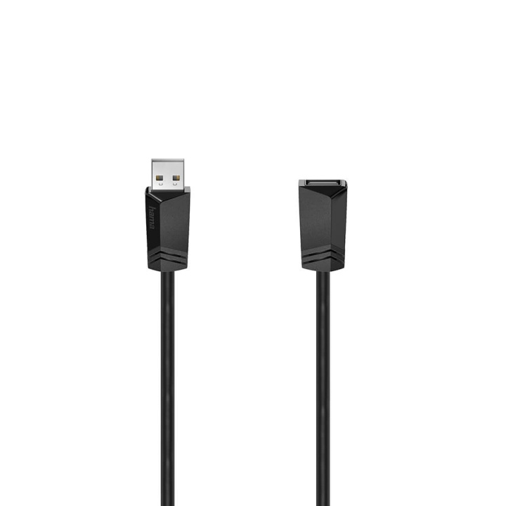 Hama USB Forlængerkabel 480 Mbit/s 1,5m Sort i gruppen COMPUTERTILBEHØR / Kabler og adaptere / USB / USB-A / Kabler hos TP E-commerce Nordic AB (C30963)