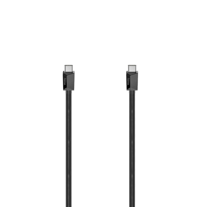 Hama Kabel USB-C USB 3.2 Gen2 10 Gbit/s 1m Sort i gruppen COMPUTERTILBEHØR / Kabler og adaptere / USB / USB-C hos TP E-commerce Nordic AB (C30974)