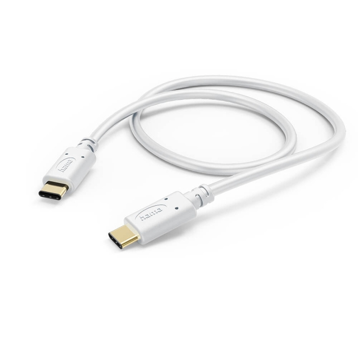 Hama Ladekabel USB-C Hvidt 1,5m i gruppen SMARTPHONES & TABLETS / Opladere og kabler / Kabler / Kabler Type C hos TP E-commerce Nordic AB (C30995)