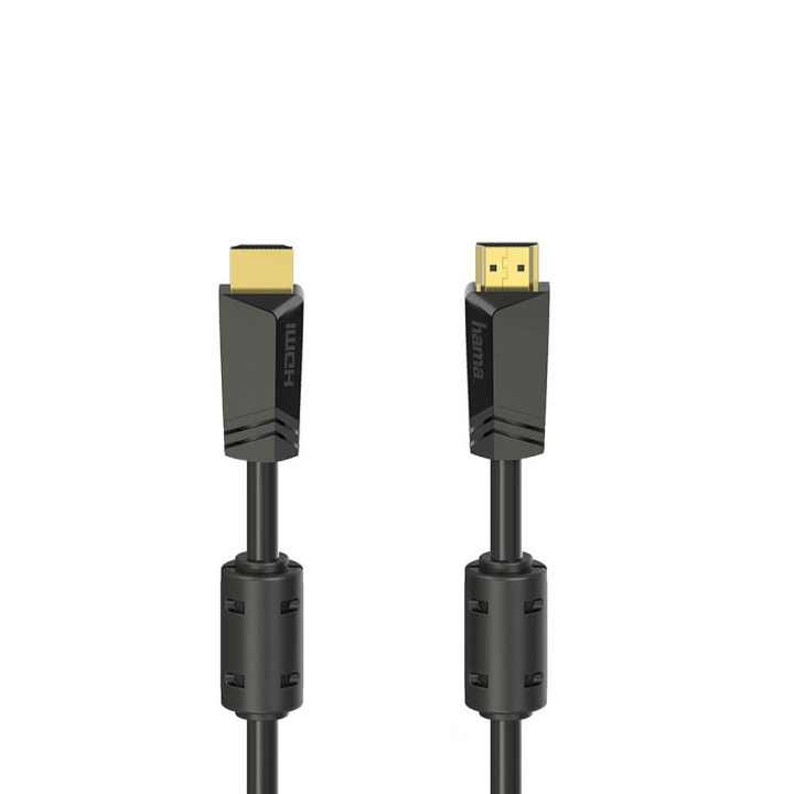 Hama HDMI Kabel High Speed 4K 18 Gbit/s 10.0m Guld i gruppen HJEMMEELEKTRONIK / Kabler og adaptere / HDMI / Kabler hos TP E-commerce Nordic AB (C31009)