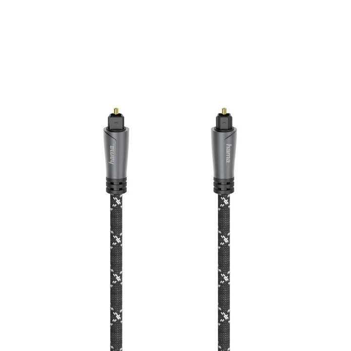 Hama Cable ODT Metal Black 3.0m i gruppen HJEMMEELEKTRONIK / Kabler og adaptere / Audio Digital hos TP E-commerce Nordic AB (C31021)