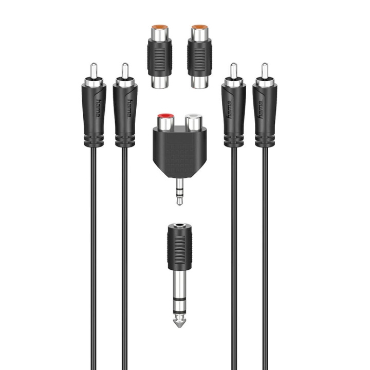 Hama RCA Tilslutningssæt 2.5m i gruppen HJEMMEELEKTRONIK / Kabler og adaptere / RCA / Kabler hos TP E-commerce Nordic AB (C31023)