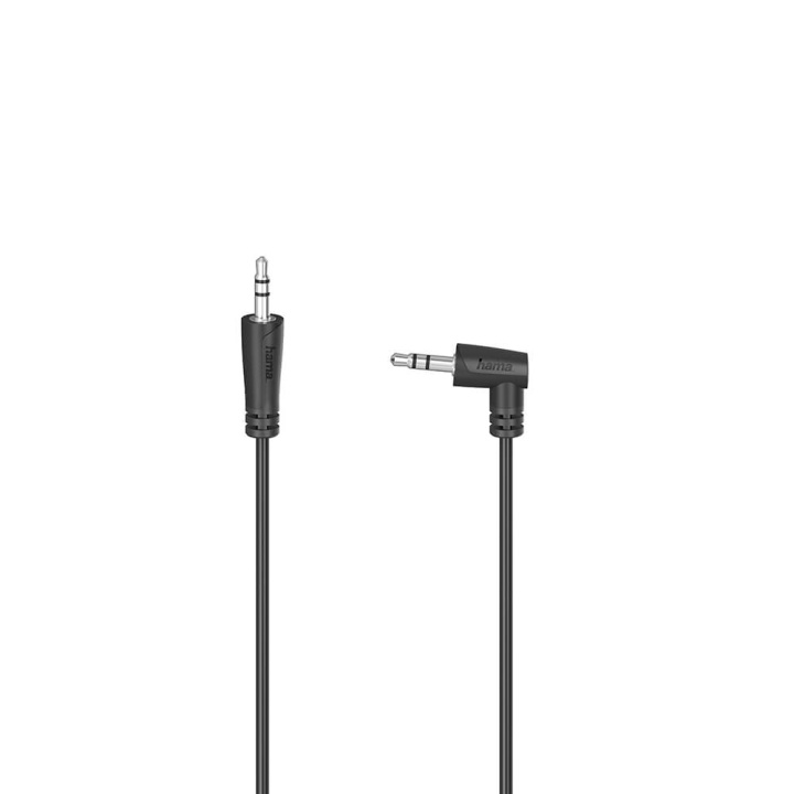 Hama Lyd Kabel 3.5-3.5 90 Grader Vinklet Sort 0.5m i gruppen HJEMMEELEKTRONIK / Kabler og adaptere / Audio Analog / 3.5 mm hos TP E-commerce Nordic AB (C31037)