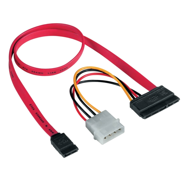 Hama Kabel SATA Med Integrerad Strömförsörjning ST i gruppen COMPUTERTILBEHØR / Kabler og adaptere / Interne / SATA hos TP E-commerce Nordic AB (C31074)