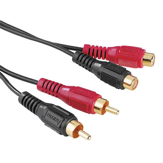 Hama Kabel Förl. 2xRCA-2xRCA 2 m, Guld 2xHa-2xHo, ST i gruppen HJEMMEELEKTRONIK / Kabler og adaptere / RCA / Kabler hos TP E-commerce Nordic AB (C31094)