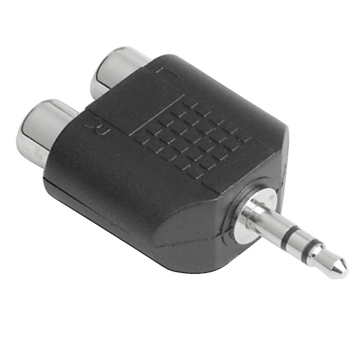 HAMA Audio Adapter 3,5mm Han-2 Phono Hun ST i gruppen HJEMMEELEKTRONIK / Kabler og adaptere / RCA / Adaptere hos TP E-commerce Nordic AB (C31097)