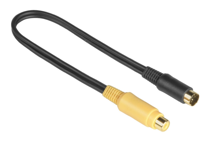 Hama Adapter S-VHS-RCA Hane-Hona Svart 0.2m i gruppen HJEMMEELEKTRONIK / Kabler og adaptere / RCA / Adaptere hos TP E-commerce Nordic AB (C31106)