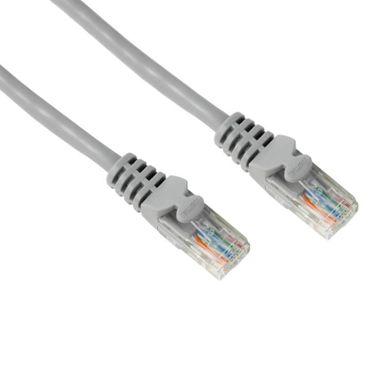 HAMA Netværkskabel CAT5e UTP 10,m Grå ST i gruppen COMPUTERTILBEHØR / Kabler og adaptere / Netværkskabler / Cat5e hos TP E-commerce Nordic AB (C31111)