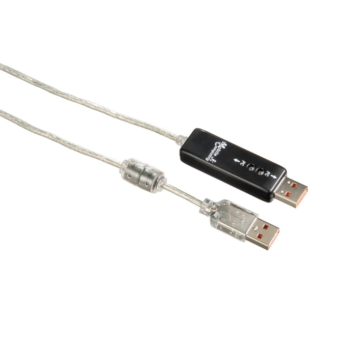 Hama USB 2.0 Linkkabel För att Koppla ihop Två Datorer i gruppen COMPUTERTILBEHØR / Kabler og adaptere / USB / USB-A / Kabler hos TP E-commerce Nordic AB (C31114)