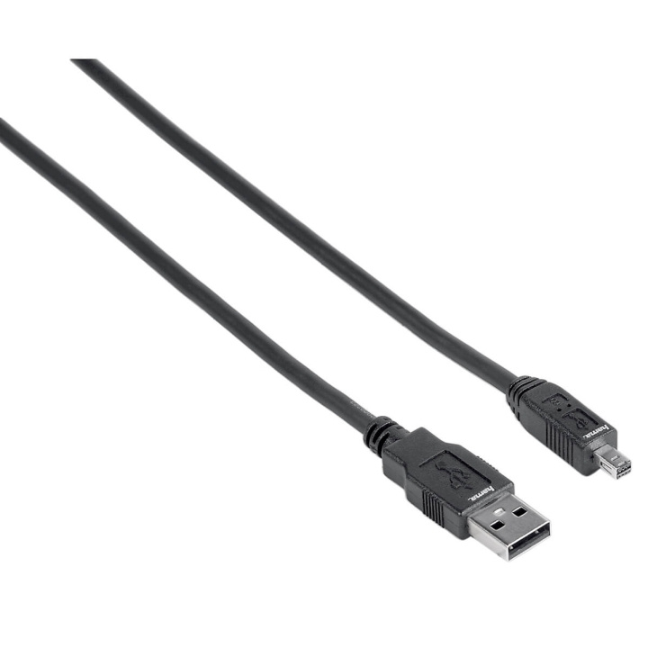 HAMA USB 2.0 Kabel A-Mini B6 1,8m Sort ST i gruppen COMPUTERTILBEHØR / Kabler og adaptere / USB / Mini-USB / Kabler hos TP E-commerce Nordic AB (C31156)