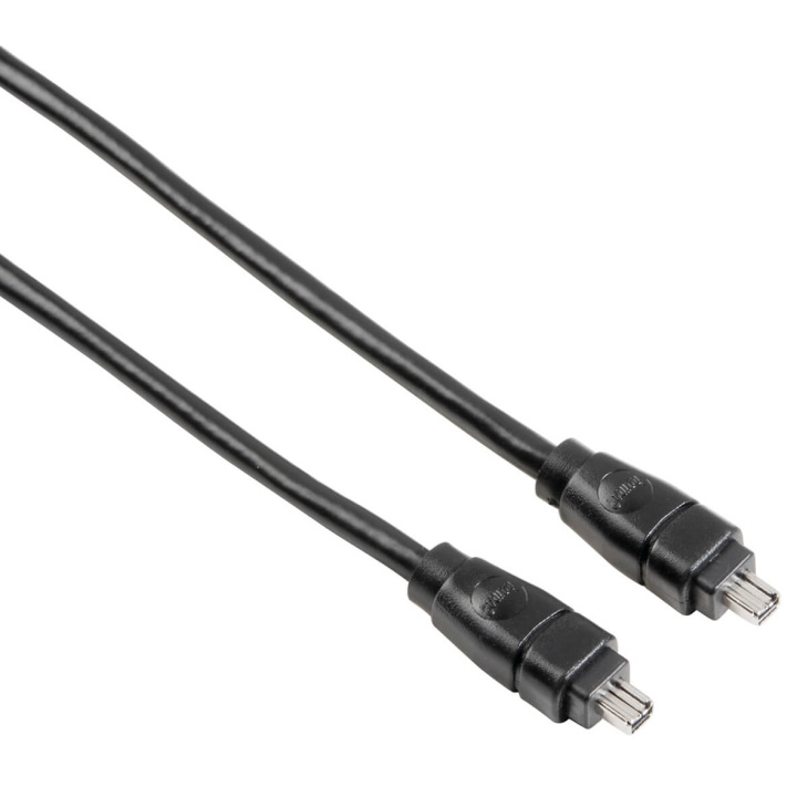 HAMA Firewire 4-4 2,0m Sort i gruppen COMPUTERTILBEHØR / Kabler og adaptere / Firewire hos TP E-commerce Nordic AB (C31181)