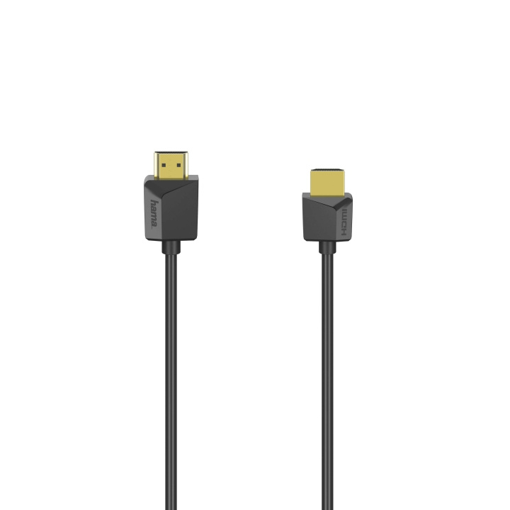 HAMA HDMI Ethernet High Speed Kabel 3,0m Flexi-Slim Guldbelagt TL i gruppen HJEMMEELEKTRONIK / Kabler og adaptere / HDMI / Kabler hos TP E-commerce Nordic AB (C31187)