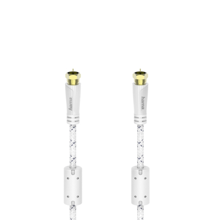 Hama Kabel Antenn SAT 120dB F-Plug-F-Plug Vit 5m i gruppen HJEMMEELEKTRONIK / Kabler og adaptere / Antennekabler og tilbehør / Antenne kabler hos TP E-commerce Nordic AB (C31203)