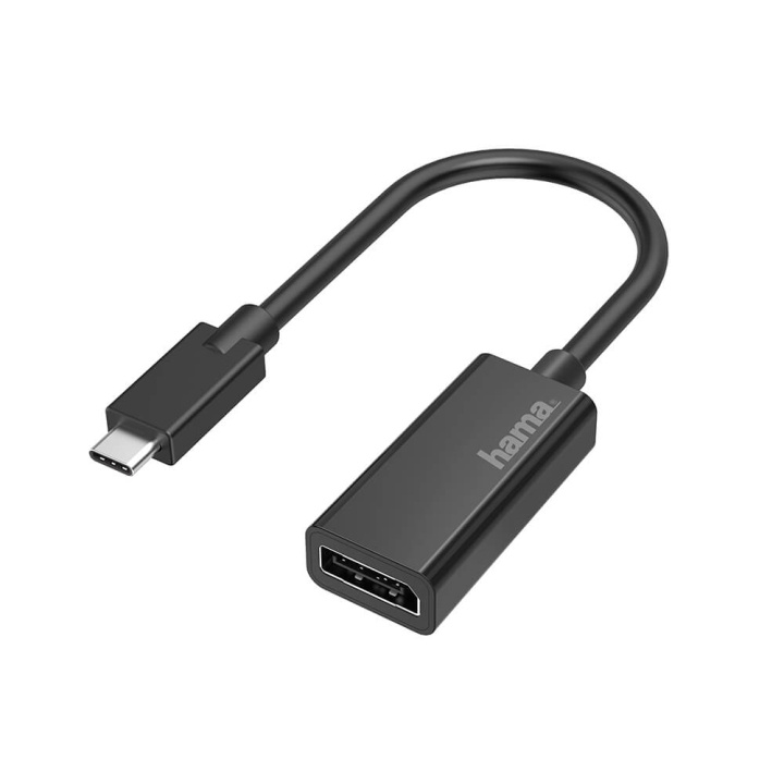 Hama Video Adapter USB-C til DisplayPort Ultra-HD 4K i gruppen COMPUTERTILBEHØR / Kabler og adaptere / DisplayPort / Adaptere hos TP E-commerce Nordic AB (C31205)