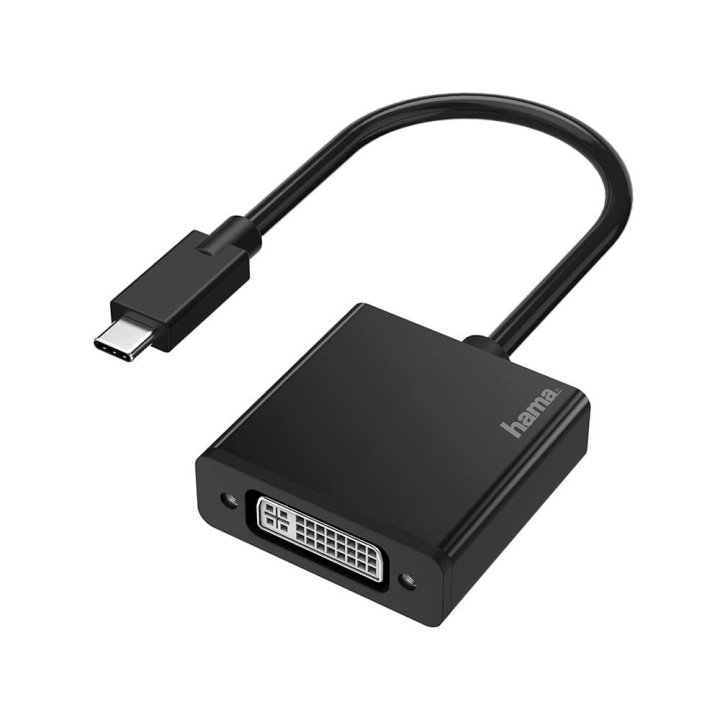 Hama Adapter Video USB-C to DVI Ultra-HD 4K i gruppen COMPUTERTILBEHØR / Kabler og adaptere / DisplayPort / Adaptere hos TP E-commerce Nordic AB (C31206)