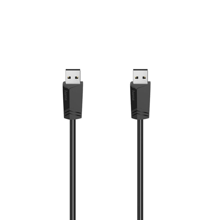 Hama Kabel USB A-A Sort 1.5m i gruppen COMPUTERTILBEHØR / Kabler og adaptere / USB / USB-A / Kabler hos TP E-commerce Nordic AB (C31209)