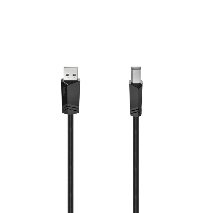 Hama Kabel USB 2.0 480 Mbit/s 1,5m Sort i gruppen COMPUTERTILBEHØR / Kabler og adaptere / USB / USB-A / Kabler hos TP E-commerce Nordic AB (C31210)