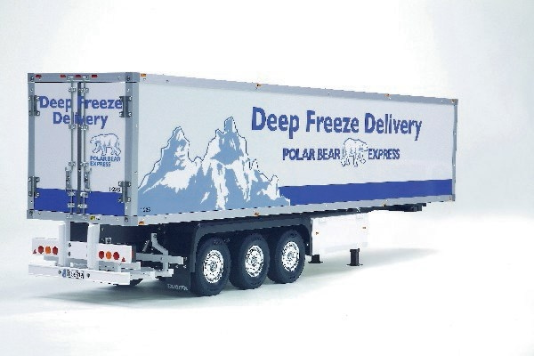 TAMIYA 1/14 3-Axle reefer semi trailer i gruppen LEGETØJ, BØRN & BABY / Radiostyrede / Andet hos TP E-commerce Nordic AB (C31490)