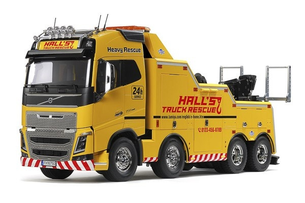 TAMIYA 1/14 Volvo FH16 8x4 Tow Truck Globetrotter 750 i gruppen LEGETØJ, BØRN & BABY / Radiostyrede / Radiostyrede biler hos TP E-commerce Nordic AB (C31584)