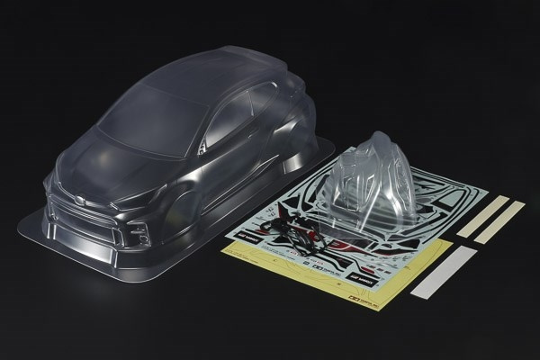 TAMIYA 1/10 Scale R/C TOYOTA GR Yaris Body Parts Set i gruppen LEGETØJ, BØRN & BABY / Radiostyrede / Reservedele & Ekstra Tilbehør / TAMIYA hos TP E-commerce Nordic AB (C31592)