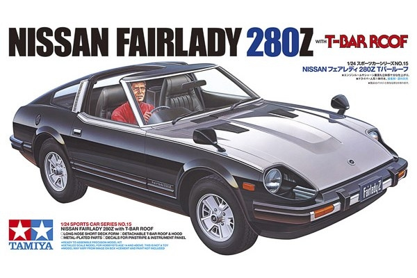 TAMIYA 1/24 Nissan Fairlady 280Z with T-Bar Roof i gruppen SPORT, FRITID & HOBBY / Hobby / Plastik modeller / Biler hos TP E-commerce Nordic AB (C31680)