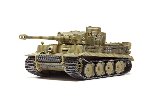 TAMIYA 1/48 German Heavy Tank Tiger I Early Production i gruppen SPORT, FRITID & HOBBY / Hobby / Plastik modeller / Militære køretøjer (land) hos TP E-commerce Nordic AB (C31681)