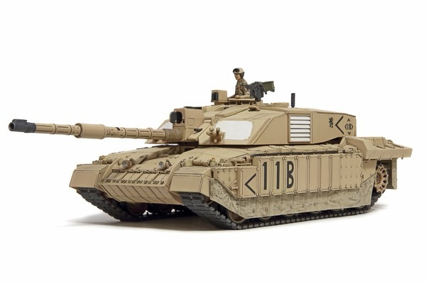 TAMIYA 1/48 British Main Battle Tank Challenger 2 (Desert i gruppen SPORT, FRITID & HOBBY / Hobby / Plastik modeller / Militære køretøjer (land) hos TP E-commerce Nordic AB (C31687)