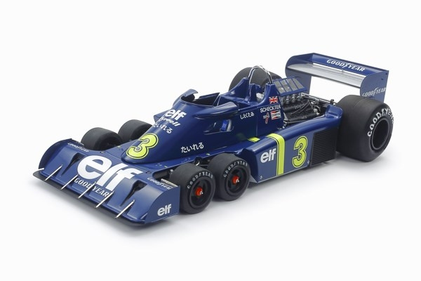 TAMIYA 1/20 Tyrrell P34 Six Wheeler 1976 Japan GP (w/PE) i gruppen SPORT, FRITID & HOBBY / Hobby / Plastik modeller / Biler hos TP E-commerce Nordic AB (C31702)