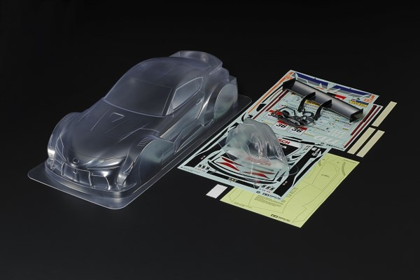 TAMIYA 1/10 Scale R/C au TOM\'s GR Supra Body Parts Set i gruppen LEGETØJ, BØRN & BABY / Radiostyrede / Reservedele & Ekstra Tilbehør / TAMIYA hos TP E-commerce Nordic AB (C31704)