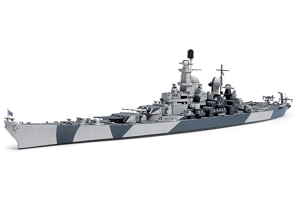 TAMIYA 1/700 U.S. Battleship Iowa i gruppen SPORT, FRITID & HOBBY / Hobby / Plastik modeller / Militære køretøjer (land) hos TP E-commerce Nordic AB (C31707)