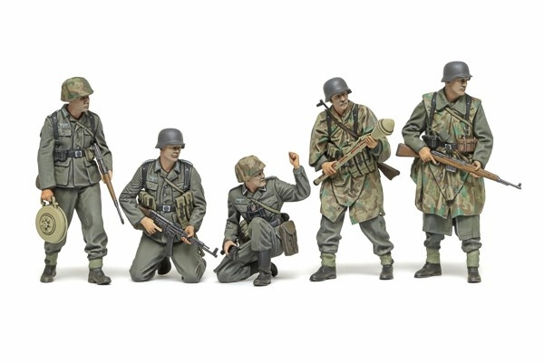 TAMIYA 1/35 German Infantry Set (Late WWII) i gruppen SPORT, FRITID & HOBBY / Hobby / Plastik modeller / Figurer hos TP E-commerce Nordic AB (C31741)