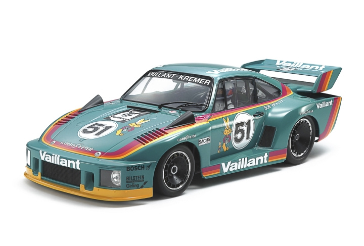 TAMIYA 1/20 Porsche 935 Vaillant i gruppen SPORT, FRITID & HOBBY / Hobby / Plastik modeller / Biler hos TP E-commerce Nordic AB (C31759)