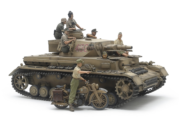 TAMIYA 1/35 German Tank Panzerkampfwagen IV Ausf.F i gruppen SPORT, FRITID & HOBBY / Hobby / Plastik modeller / Militære køretøjer (land) hos TP E-commerce Nordic AB (C31816)
