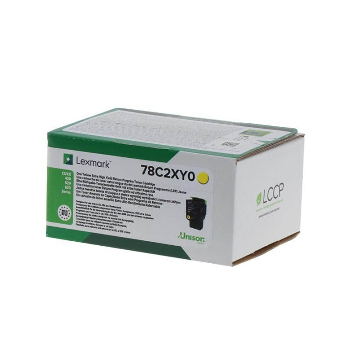 Lexmark Toner 78C2XY0 Gul Extra High Yield, Return i gruppen COMPUTERTILBEHØR / Printere og tilbehør / Blæk og toner / Toner / Lexmark hos TP E-commerce Nordic AB (C32163)