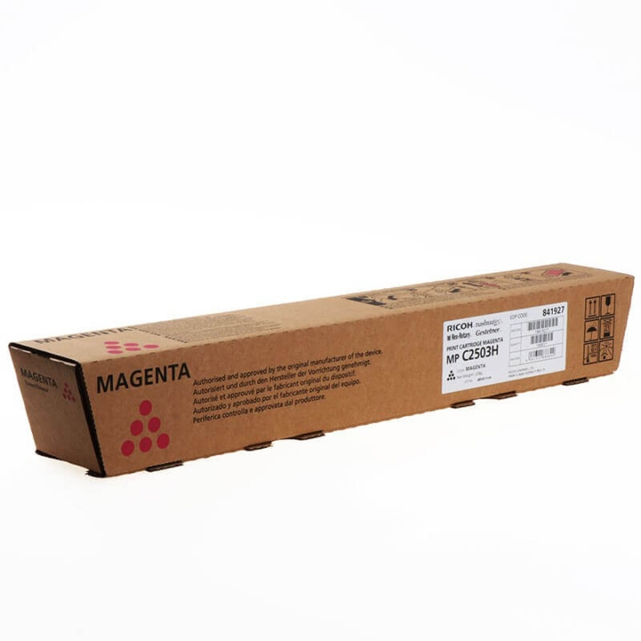 Ricoh Toner 841927 MP C2503H Magenta i gruppen COMPUTERTILBEHØR / Printere og tilbehør / Blæk og toner / Toner / Andre hos TP E-commerce Nordic AB (C32213)