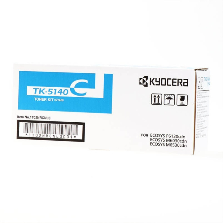 Kyocera Toner 1T02NRCNL0 TK-5140 Cyan i gruppen COMPUTERTILBEHØR / Printere og tilbehør / Blæk og toner / Toner / Kyocera hos TP E-commerce Nordic AB (C32240)