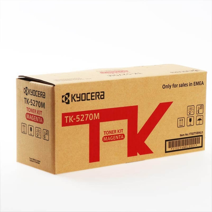 Kyocera Toner 1T02TVBNL0 TK-5270 Magenta i gruppen COMPUTERTILBEHØR / Printere og tilbehør / Blæk og toner / Toner / Kyocera hos TP E-commerce Nordic AB (C32258)