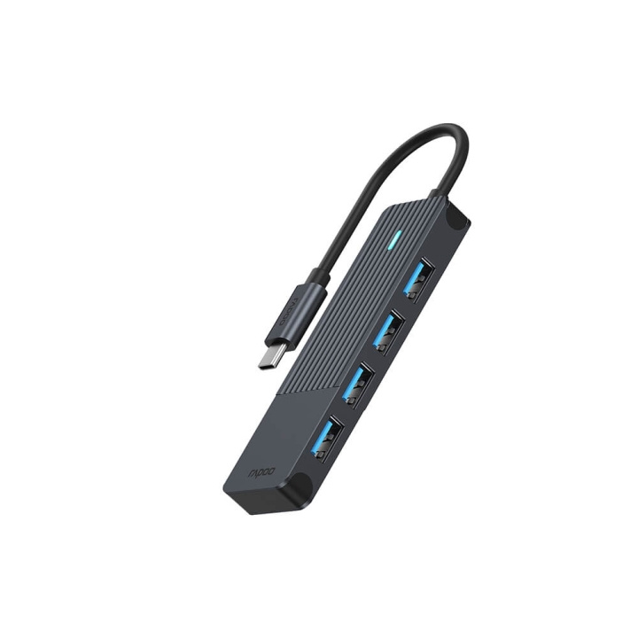 Rapoo UCH-4001 USB-C til USB-A Hub i gruppen COMPUTERTILBEHØR / Computer Tilbehør / USB-hubs hos TP E-commerce Nordic AB (C32278)