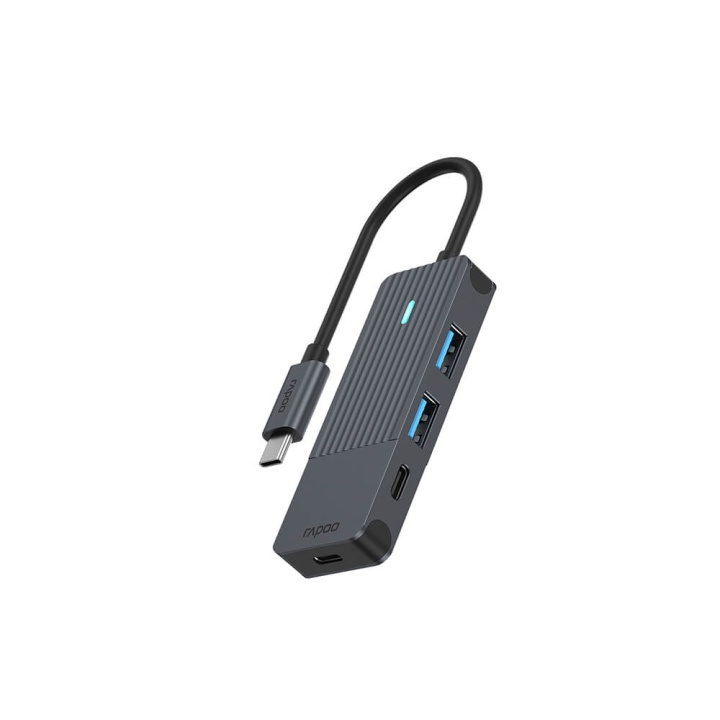 Rapoo USB-C Hub UCH-4003 USB-C to USB-A & USB-C Hub i gruppen COMPUTERTILBEHØR / Computer Tilbehør / USB-hubs hos TP E-commerce Nordic AB (C32280)