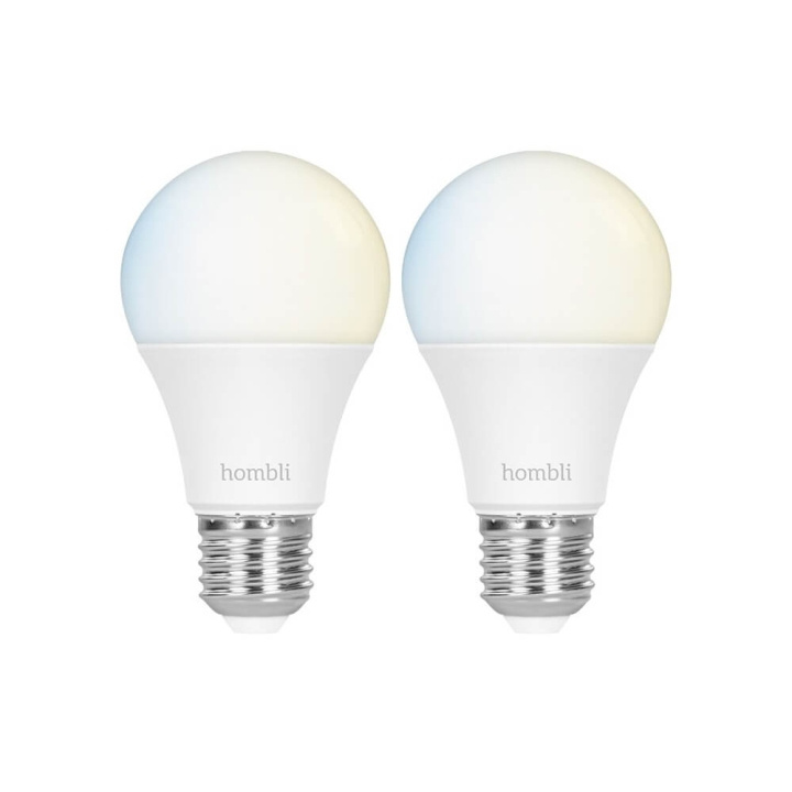Hombli Smart Lampa E27 9W Promo 2-Pack CCT i gruppen HJEMMEELEKTRONIK / Lys / LED lamper hos TP E-commerce Nordic AB (C32281)