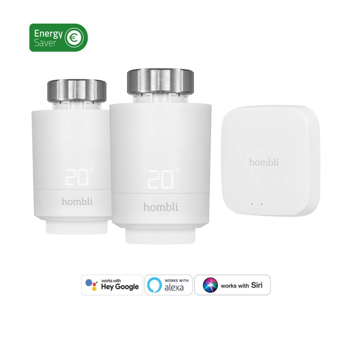 Hombli Smart Termostat Start Kit (2+BT Bridge) i gruppen HJEM, HUS & HAVE / Smart hjem / Smart home systemer hos TP E-commerce Nordic AB (C32309)