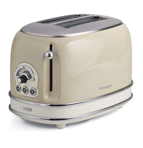 Ariete Brödrost för 2 skivor, vintage, Beige i gruppen HJEM, HUS & HAVE / Husholdningsapparater / Brødristere & Sandwich Makers / Brødristere hos TP E-commerce Nordic AB (C32323)