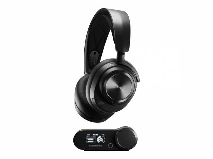 SteelSeries Arctis Nova Pro Wireless Trådløs Headset Sort i gruppen COMPUTERTILBEHØR / GAMING / Headset hos TP E-commerce Nordic AB (C32456)