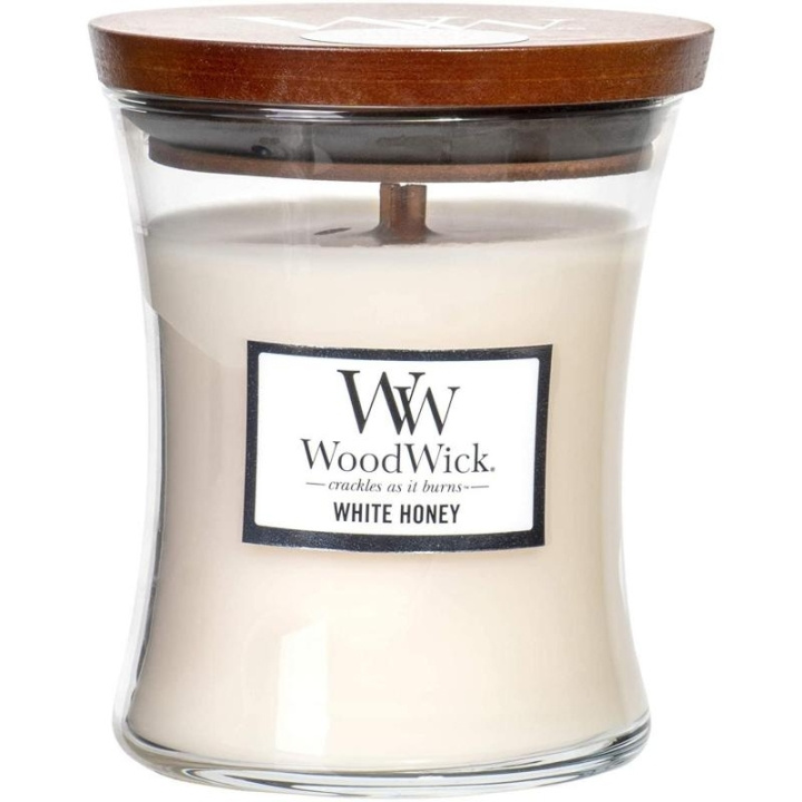 WoodWick Medium - White Honey i gruppen SKØNHED & HELSE / Duft & Parfume / Øvrig duft / Duftlys hos TP E-commerce Nordic AB (C32528)