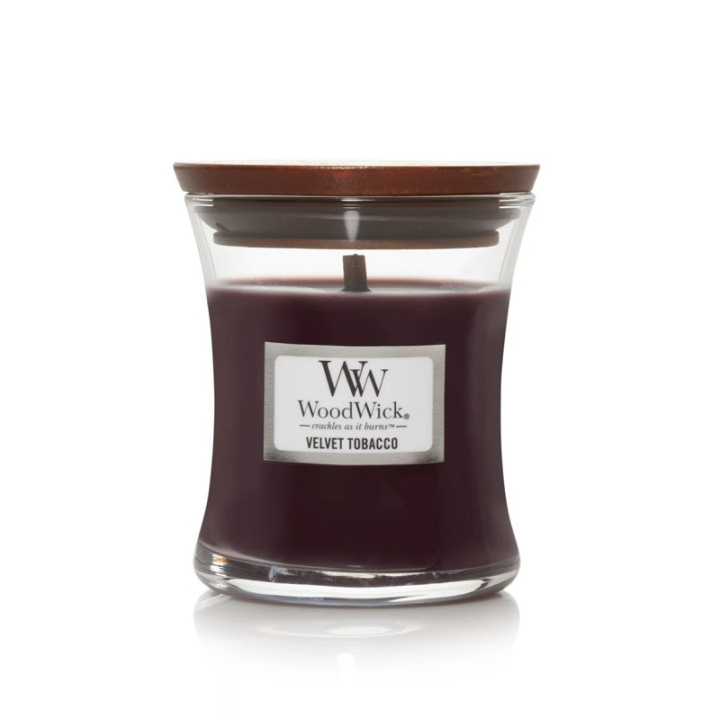 WoodWick Mini - Velvet Tobacco i gruppen SKØNHED & HELSE / Duft & Parfume / Øvrig duft / Duftlys hos TP E-commerce Nordic AB (C32537)