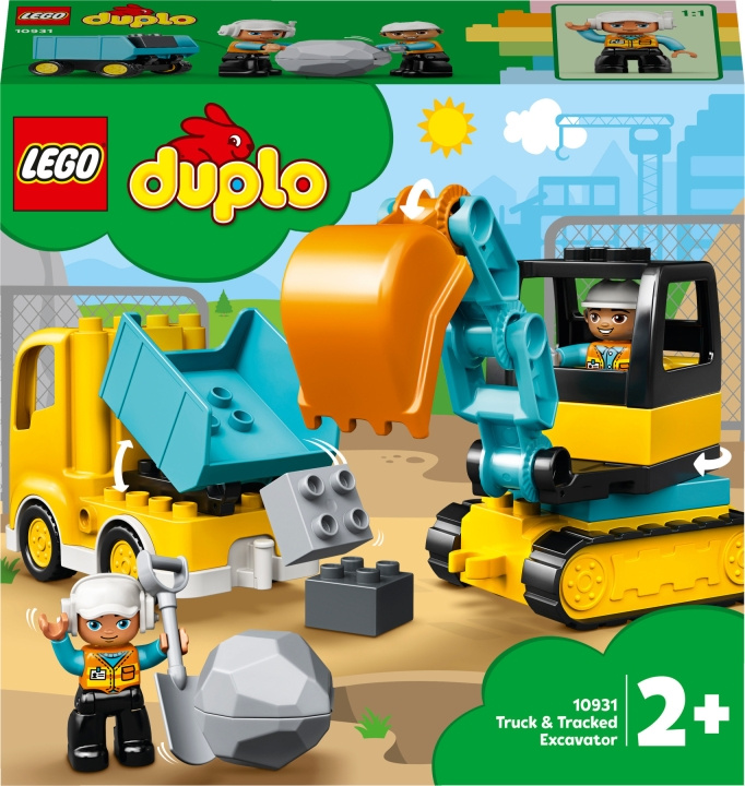 LEGO DUPLO Town 10931 - Lastbil och grävmaskin i gruppen LEGETØJ, BØRN & BABY / Legetøj / Bygge legesager / Lego hos TP E-commerce Nordic AB (C32718)