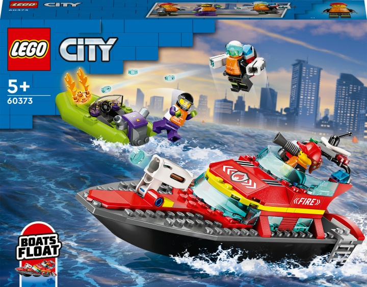 LEGO City Fire 60373 - Fire Rescue Boat i gruppen LEGETØJ, BØRN & BABY / Legetøj / Bygge legesager / Lego hos TP E-commerce Nordic AB (C32764)